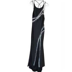 Elegant Black Evening Gown size 10